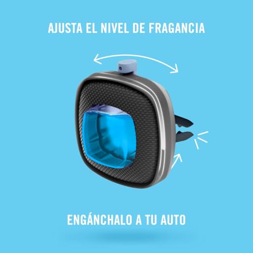 Febreze vent clip attached to car air vent