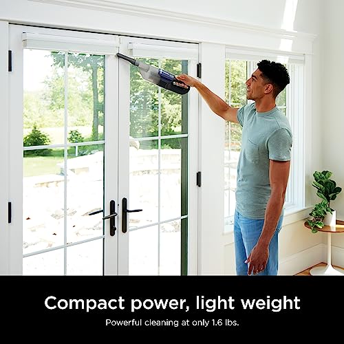 Shark cordless vacuum showing portable size