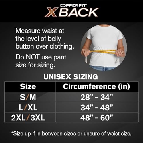 Adjustable compression straps on Copper Fit brace