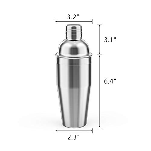 Stainless steel cocktail shaker lid assembly