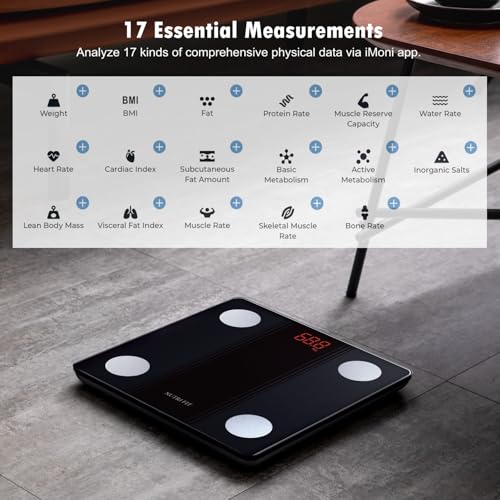 NUTRI FIT digital scale black finish