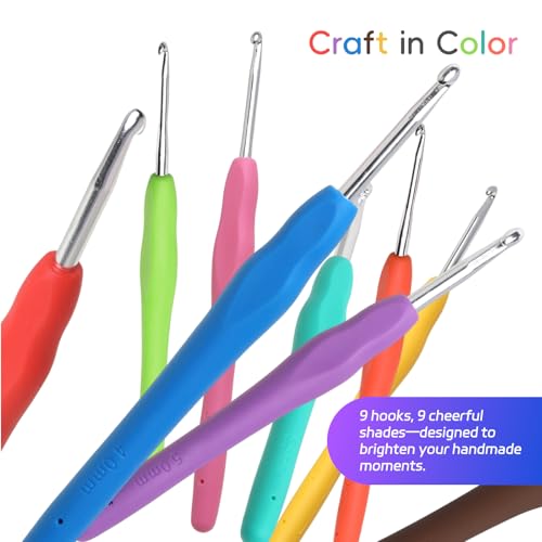 Stitch markers and safety pins included