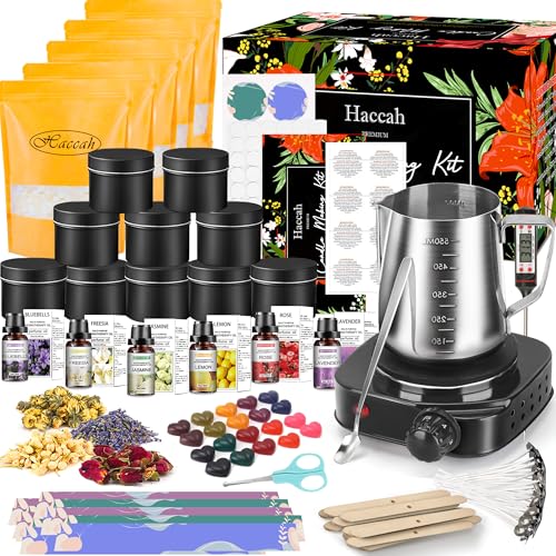 Haccah complete candle making kit box