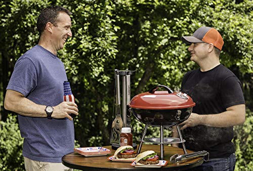 Cuisinart portable grill on outdoor table