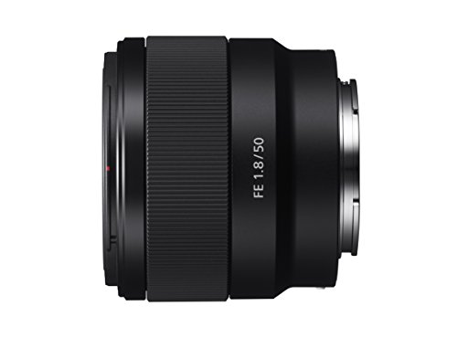 Sony 50mm lens glass element and barrel detail