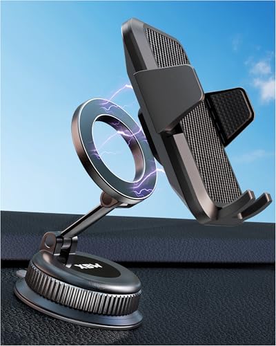 XBW Car Phone Mount with Magnetic Clip front view