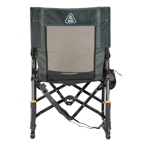 GCI Outdoor Stowaway Rocker Hunter Topo frame detail
