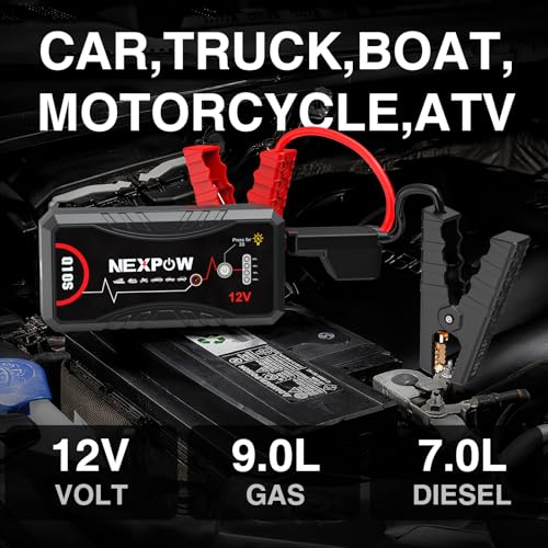 NEXPOW Q10S jump starter with cables