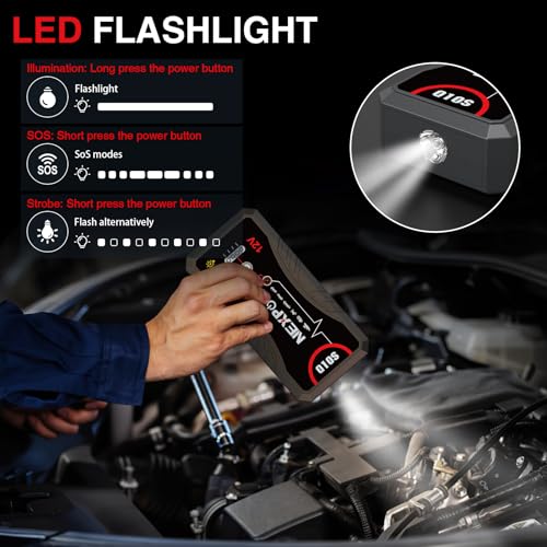NEXPOW Q10S LED flashlight beam