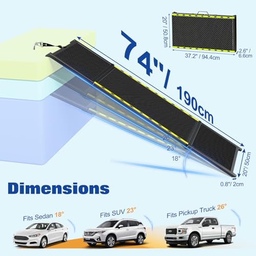 Safety strap attachment for VavoPaw car ramp