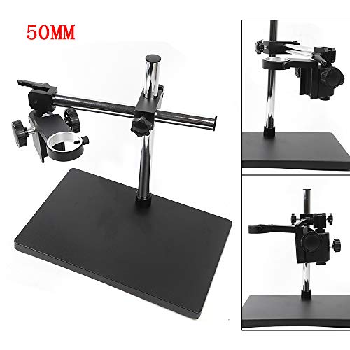 Black microscope table stand