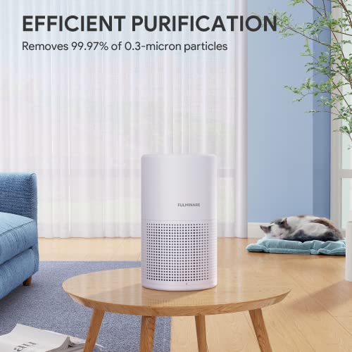 Top view of the air purifier outlet
