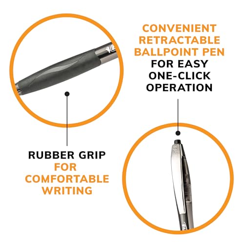 Back of packaging for BIC Glide pens