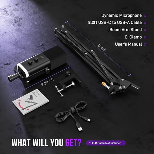 FIFINE AmpliGame AM8T packaging and included components