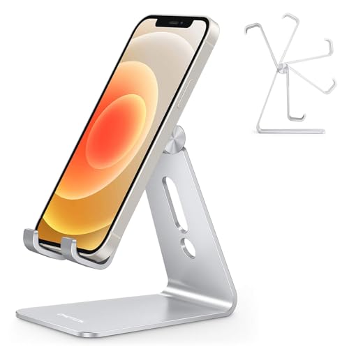 OMOTON C2 Silver Stand front view
