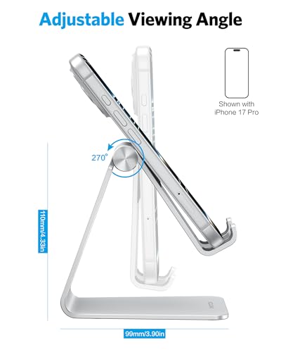 OMOTON C2 phone stand with charging cable