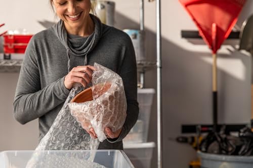 Clear bubble cushioning wrap roll by Duck Brand