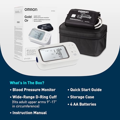 Side profile of Omron Gold blood pressure unit