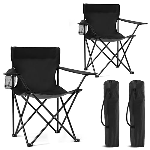 Canpsky 2 Pack Portable Camping Chairs set