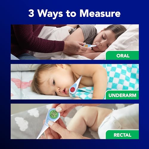 Side profile of white Vicks digital thermometer