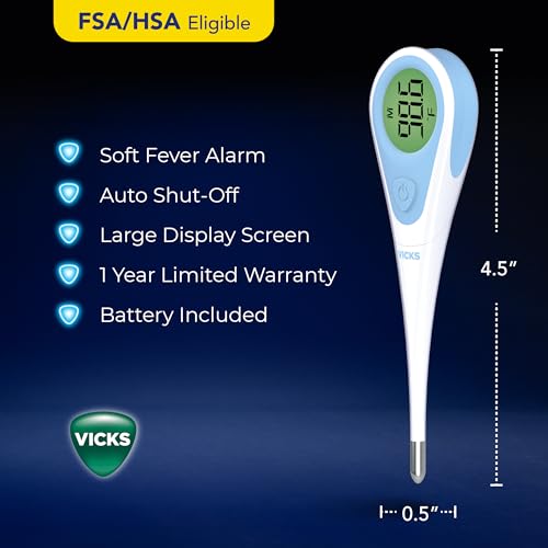 Vicks thermometer ready for pediatric use