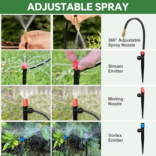 Installation of drip irrigation 1/2 inch tee connector