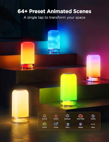 Close up of Govee smart table lamp structure