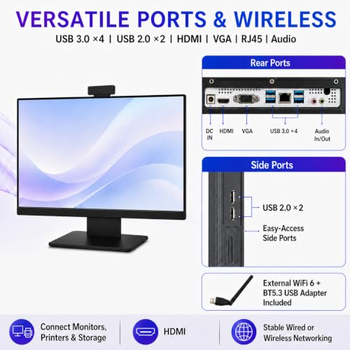 XFAATING computer with included wireless accessories