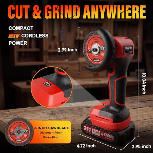 Smart LCD battery display on TEENO grinder