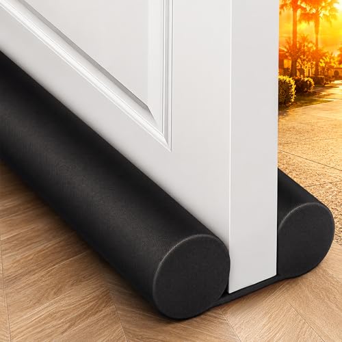 MAXTID Under Door Draft Stopper 38-inch Black view