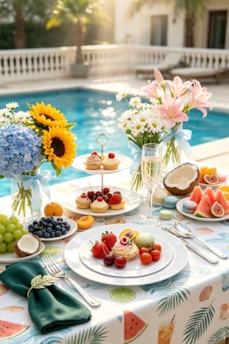 Collection of 60 plastic party plates
