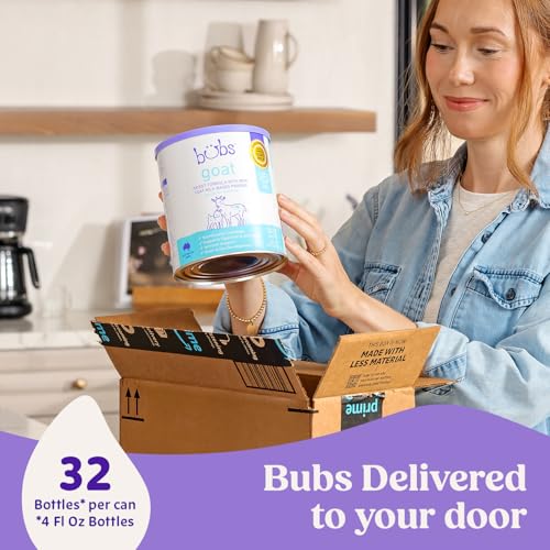 Bubs 20 oz formula tub label detail