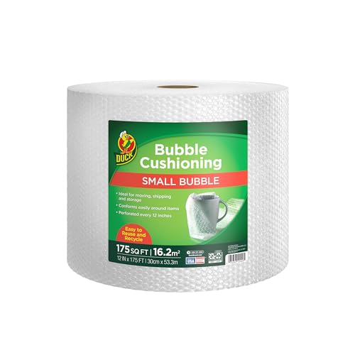 Duck Brand Small Bubble Cushioning Wrap 175 ft roll