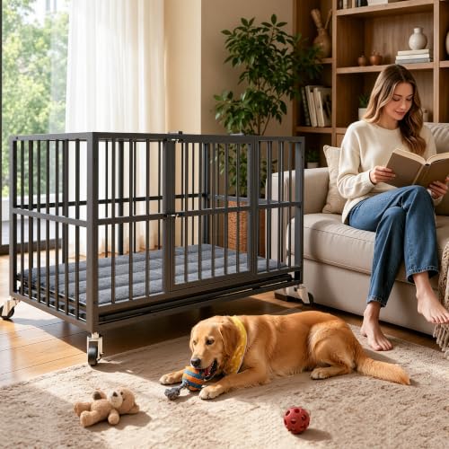Docagt 48 Inch pet crate top opening door