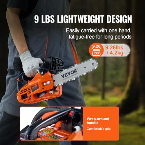 Ergonomic wrap-around handle view
