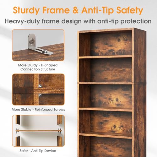 Sweetcrispy bookcase shelves with decor items