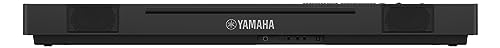 Side profile of Yamaha P225B portable piano