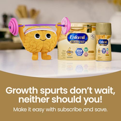 Enfamil NeuroPro yellow branding and bottle cap