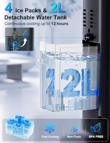 CENSTECH evaporative cooler with ice packs