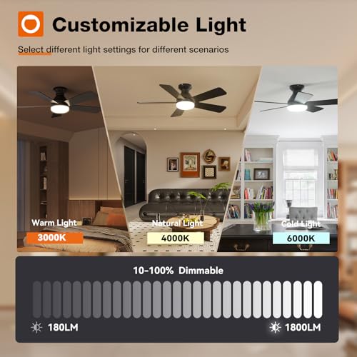 addlon fan in a modern living room setting
