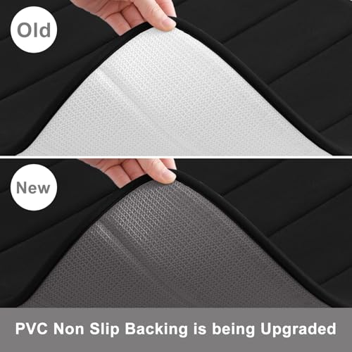 Non-slip PVC backing detail