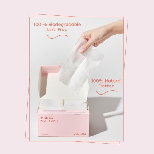 White Rabbit cotton pads with toner bottle