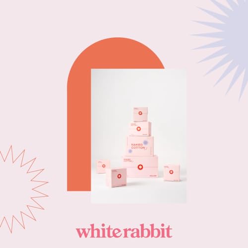 White Rabbit cotton pad applied to skin