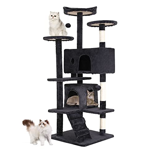 BestPet 54-inch Cat Tree Tower full view