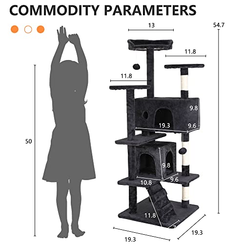 Top platform view of the BestPet cat furniture