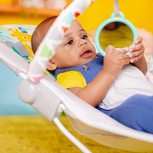 Machine washable seat pad on Safari Fun bouncer