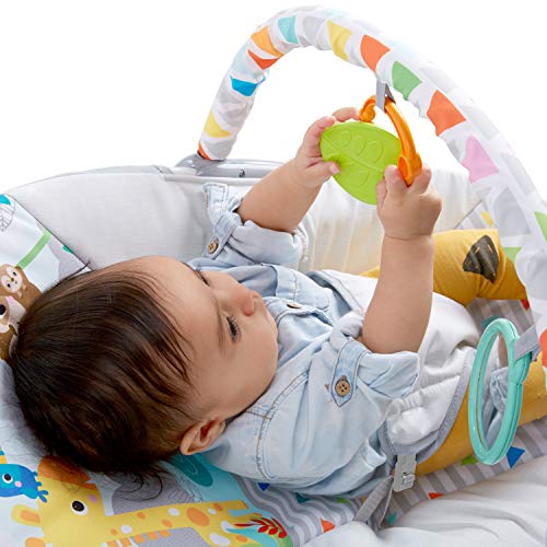 Bright Starts bouncer one-handed toy bar removal