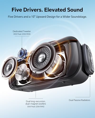 Top control panel of dbsono wireless speaker