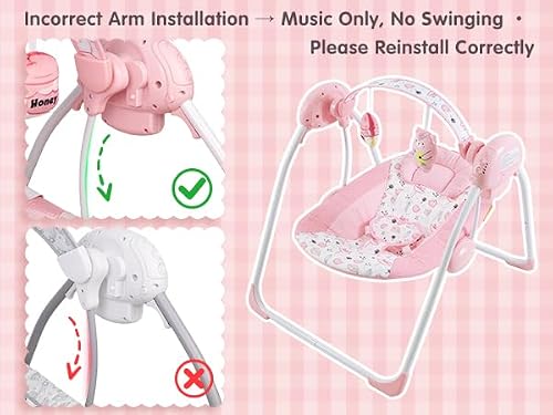 Furmubei swing non-slip feet base