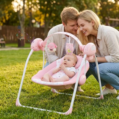 Furmubei baby swing side profile